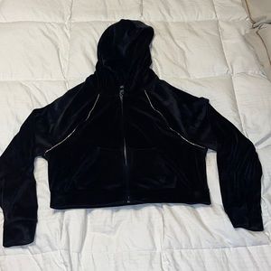Victoria’s Secret Velour Full-Zip Hoodie